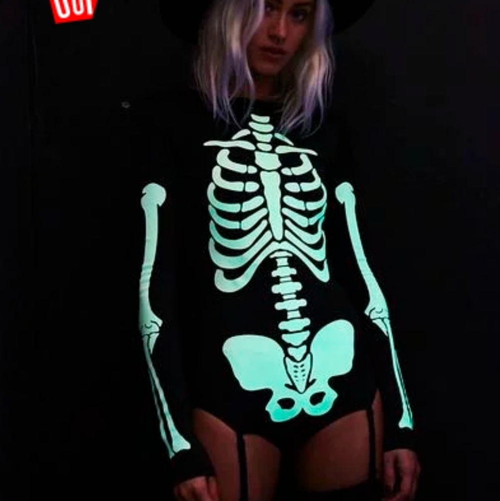 Dolls Kill Glow in the Dark  Halloween Costume